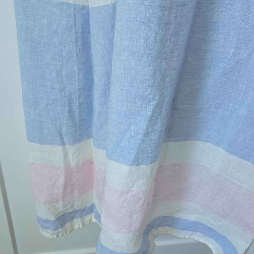 C&C California Maxi Dress in White with Pastel Stripes - Picture 3 of 4